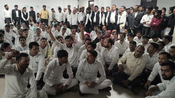 Workers stopped work alleging exploitation