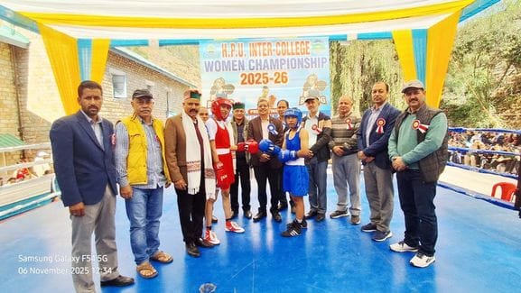 Inter-college competition begins, boxers from 17 colleges show their strength