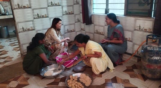 Women's Commission member inspected the schools