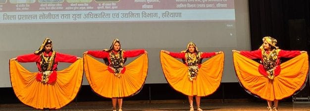 Students showcased their talent during the district level youth festival.