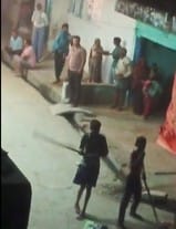 Two pregnant women and a teenager were injured in the lathi-charge and stone-pelting.