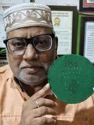 Udaipur News: Dr Sakka Creates World’s Smallest Hockey Sticks and Balls in Silver to Mark Hockey Centenary