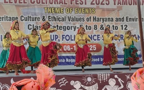 Students enthralled the audience with their colourful presentations