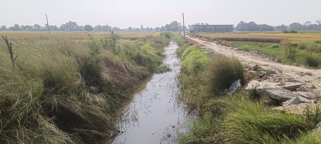 3 crore rupees were spent on cleaning the canals, yet water could not reach 5,000 hectares of farmland.