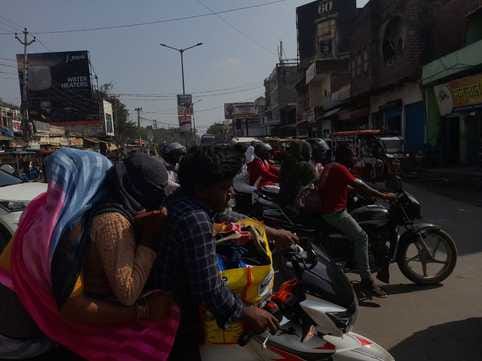 Some were riding three times and some were speeding without helmets.