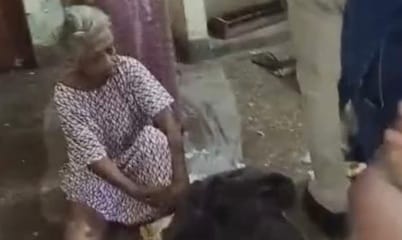 In Bhopal, a 70-year-old woman was kept locked in a room by her son and daughter for two and a half years.