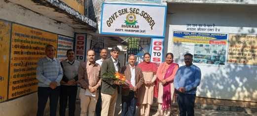 Deputy Director of Quality Control Education inspected Bhukkad School