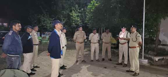 रातभर चली सीहोर पुलिस की सघन कॉम्बिंग गश्त