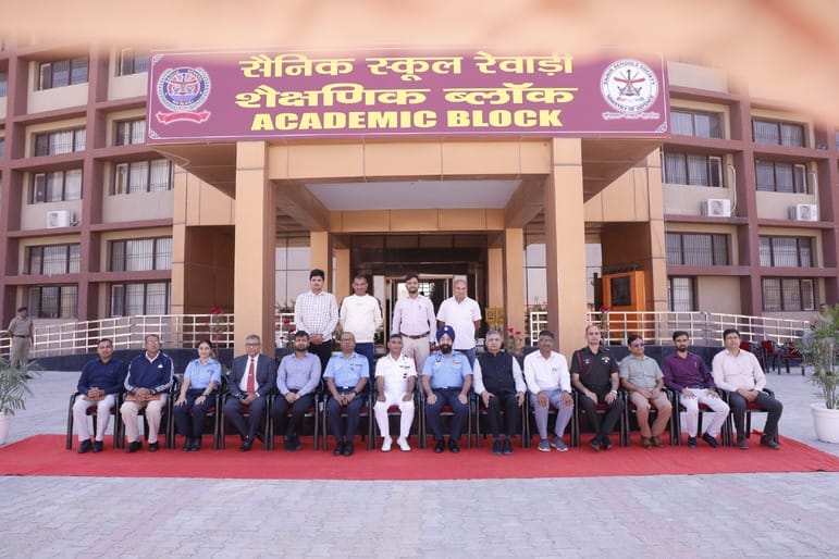 Discussion on activities and plans took place in Sainik School