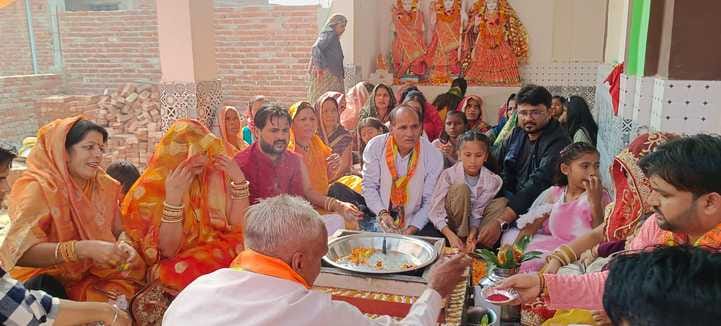 The consecration of Lord Ram's court was done in Sarai Khadar.