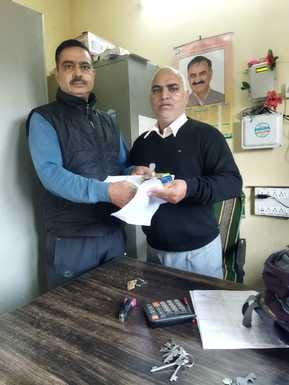 Deputy head of Ghangot Panchayat resigned in the dispute over road construction.