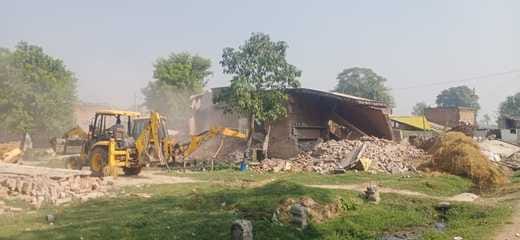 Houses demolished in Barsola Kala on court orders