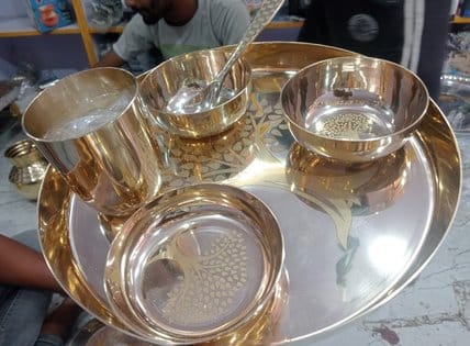 Demand for copper and brass utensils rises ahead of wedding season
