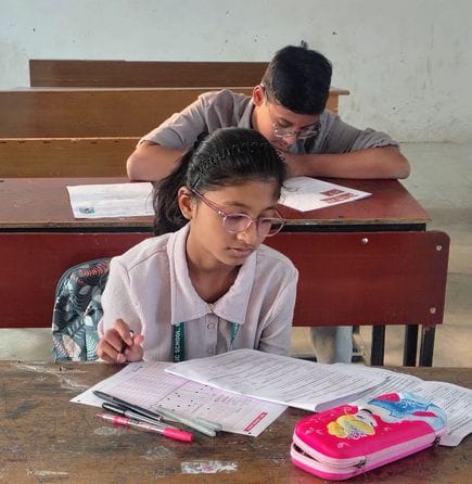National Olympiad exam was conducted to test the knowledge and logical ability of the students.