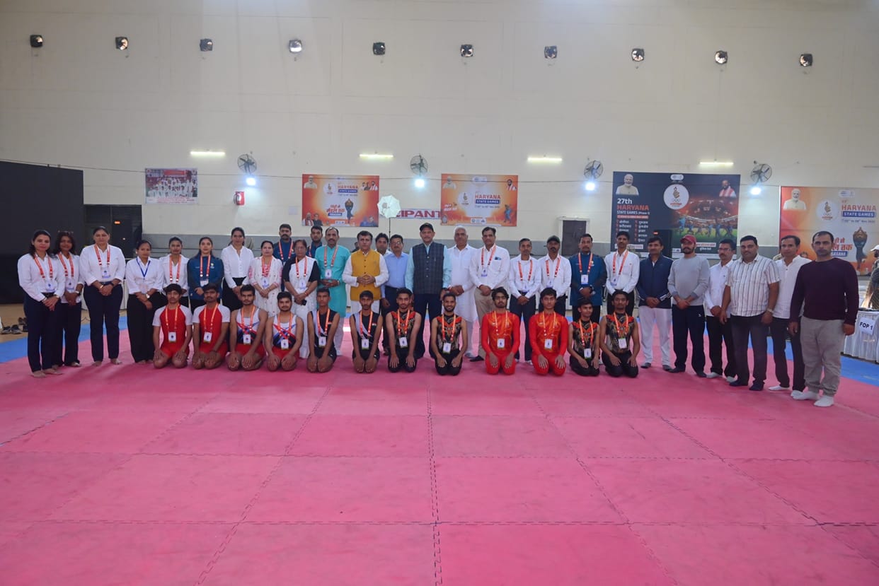 Yogasana events were organised in the 27th Haryana State Games.