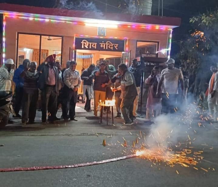 Celebrated silver jubilee with fireworks