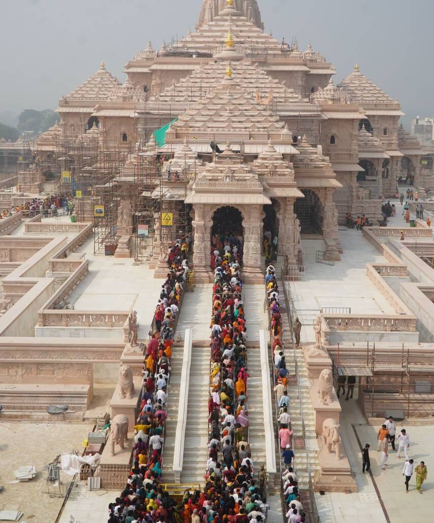 Ayodhya became a confluence of development and prosperity with the Ram temple