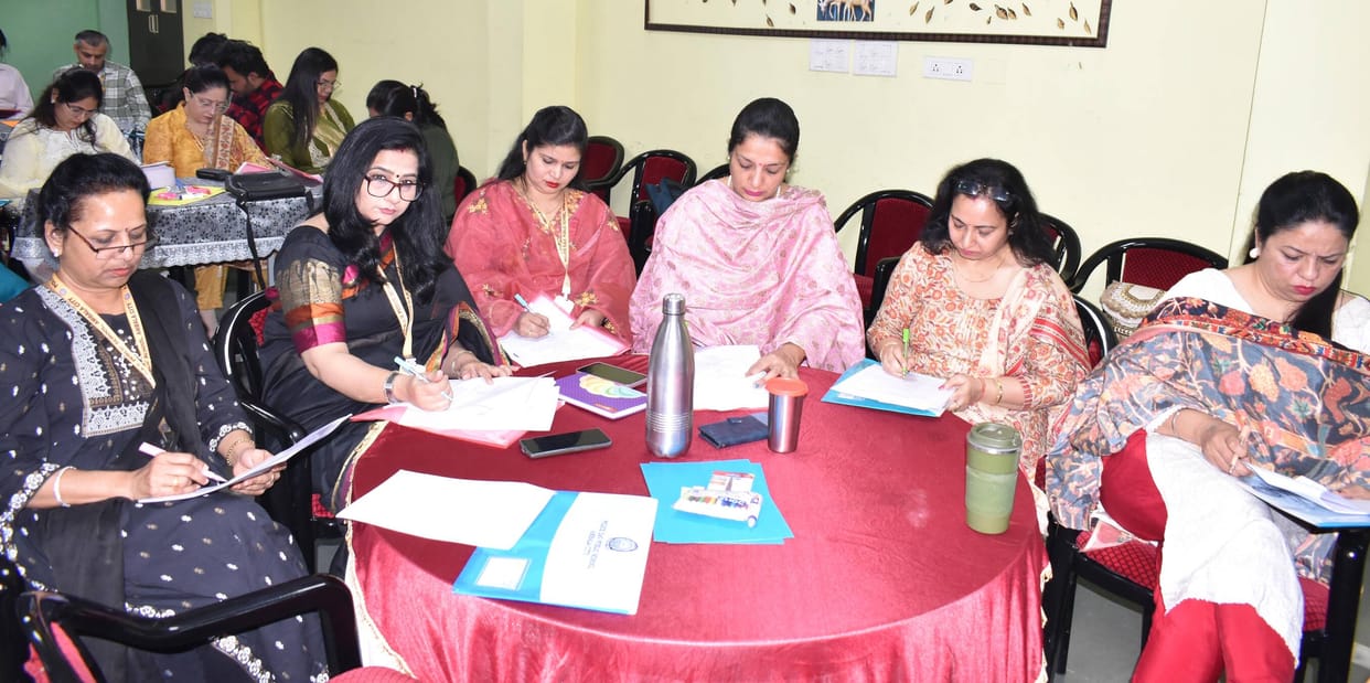 Teachers were given the knowledge of mental stress relief