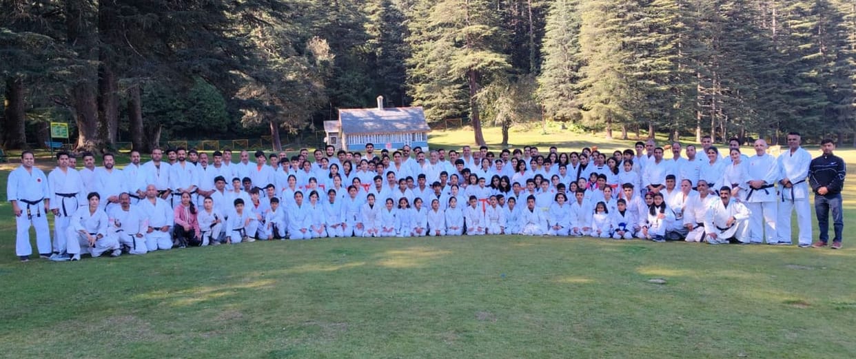 300 participants from North India took karate training