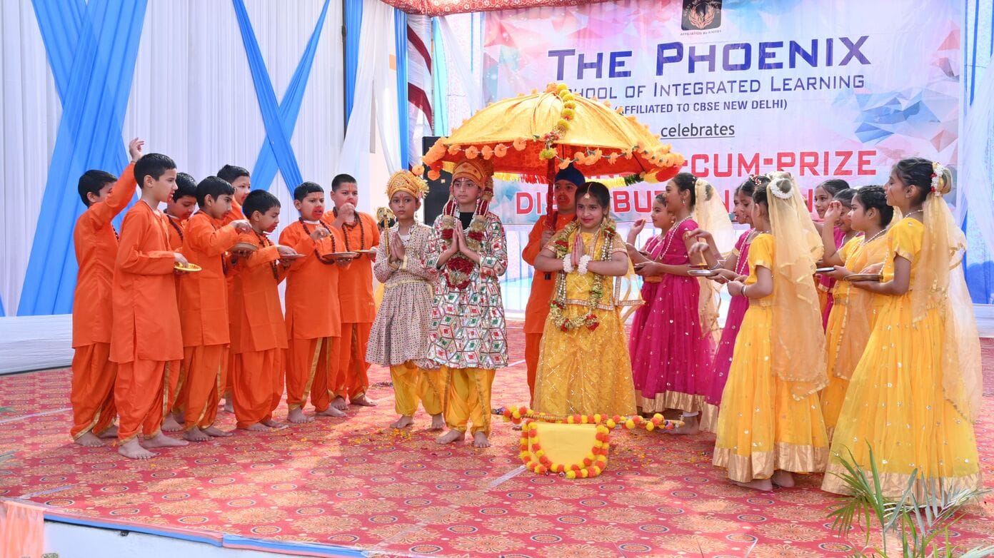 Phoenix School enthralled the audience with colourful performances