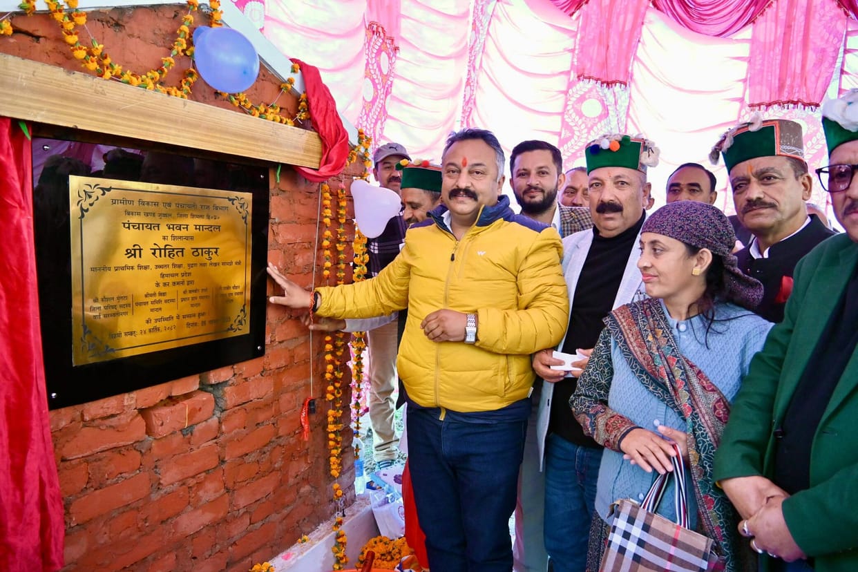 Construction of the Panchayat building in the Mandal at 1.14 crore: Rohit