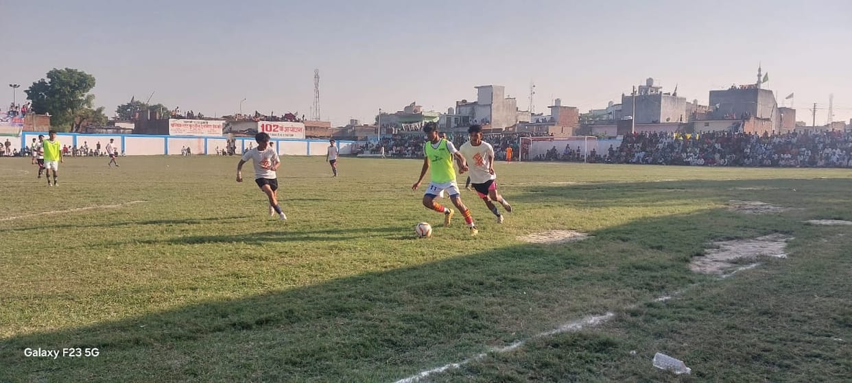 Bahraich defeated Bhedaura 2-0