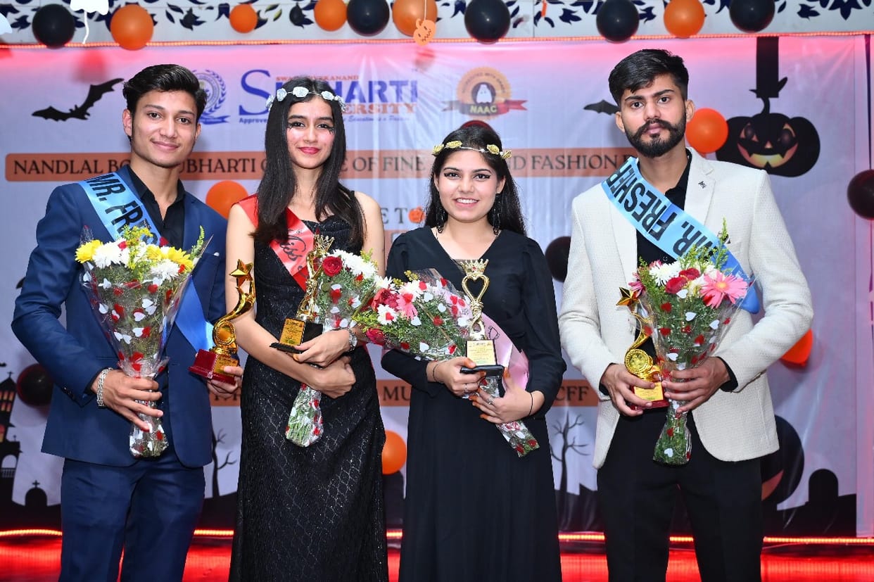 Students at the Fine Arts College celebrated their Halloween theme with a freshers' fragrance.