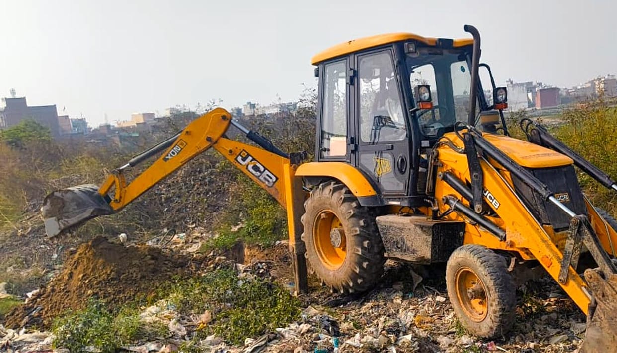 Six animals were hit by a train, and the pieces were removed using a JCB after a complaint.