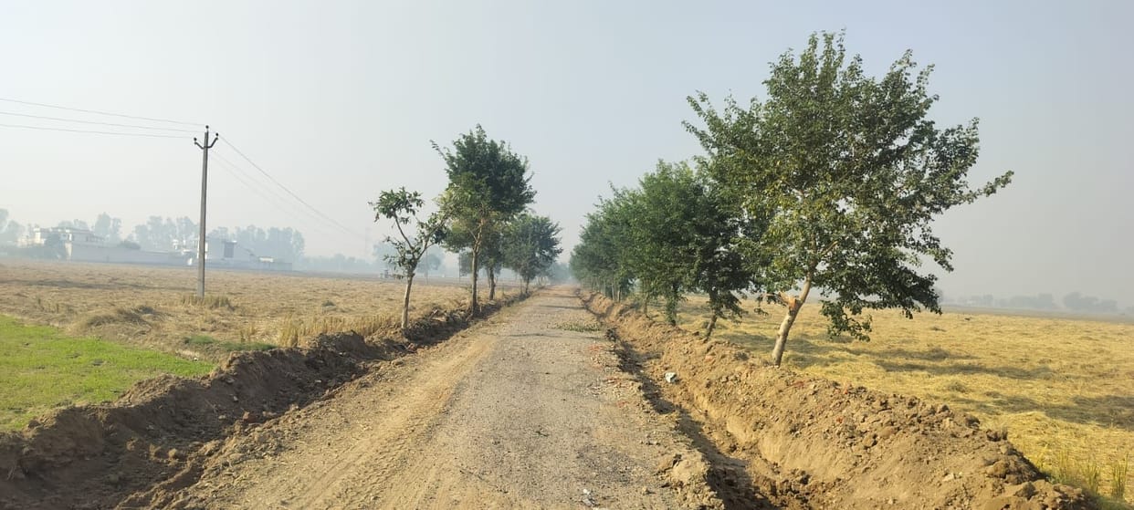 Reconstruction of the broken road from Kharakgadian to Teli Kheda begins
