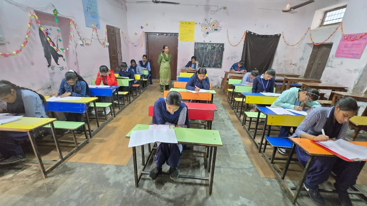 Students showed enthusiasm for Atul Maheshwari Scholarship Examination