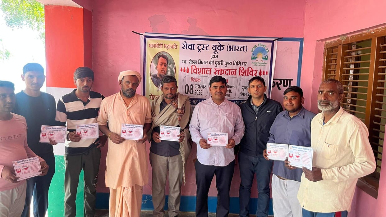 Blood donation camp organised for cancer patients