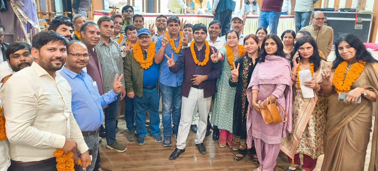 Jaivendra became the president of the Mother Shakumbhari University Teachers' Association