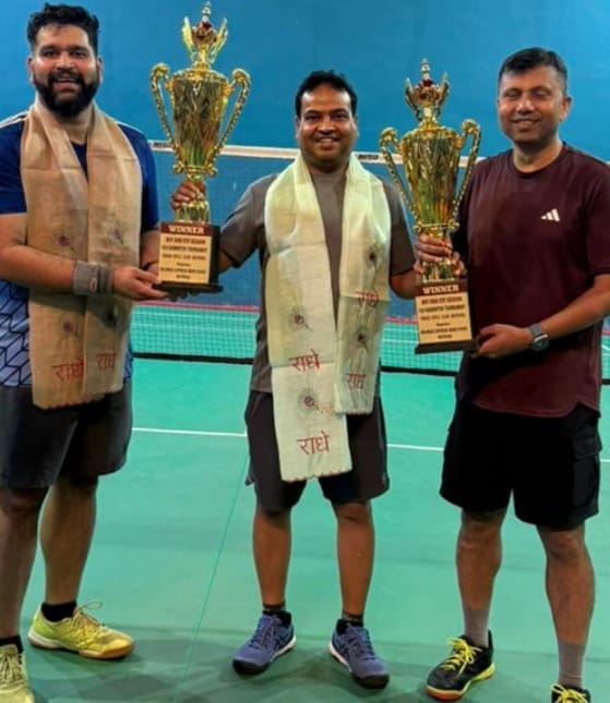 DIG's pair wins Hit & Fit Badminton Tournament