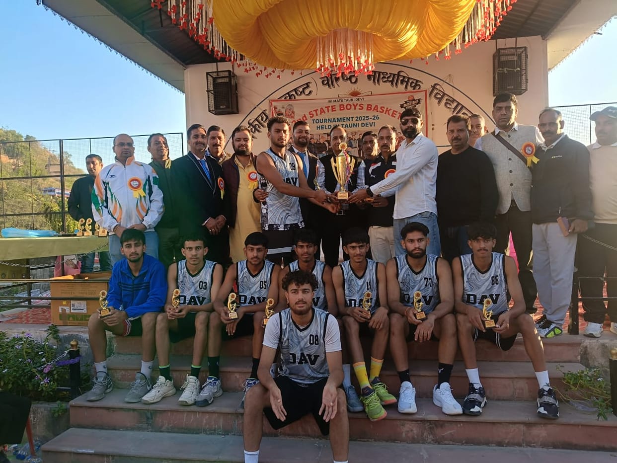 DAV Kangra won the trophy by defeating Paprola.