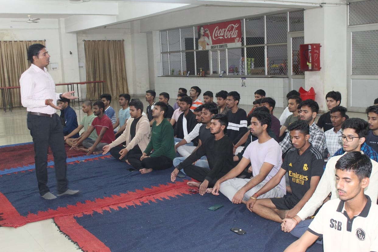 Stress management information provided to students