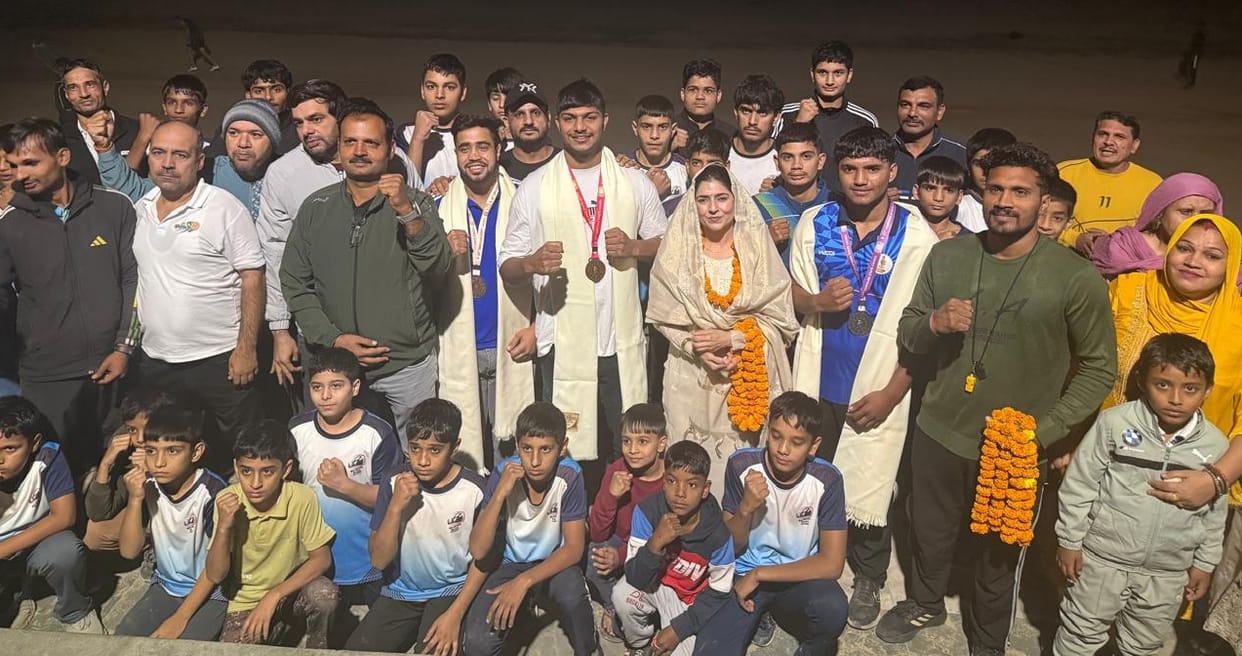 Boxers who shone in the State Games were honored