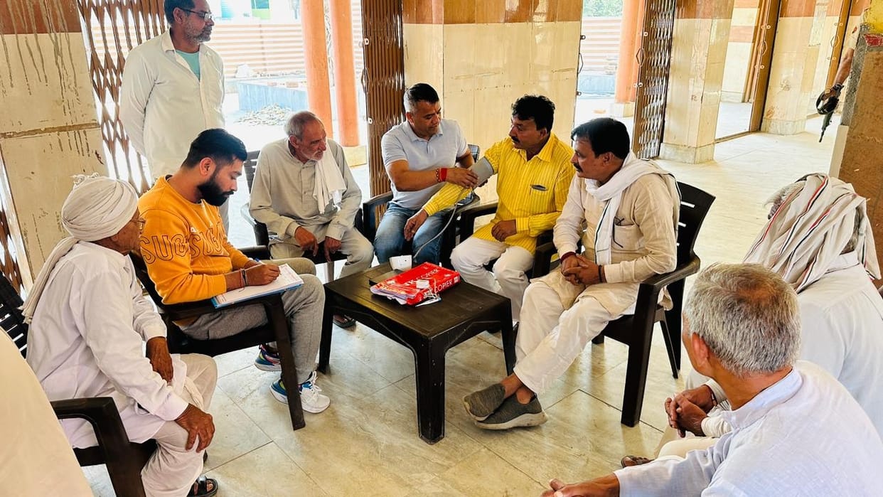 200 villagers underwent health check-up at the camp.
