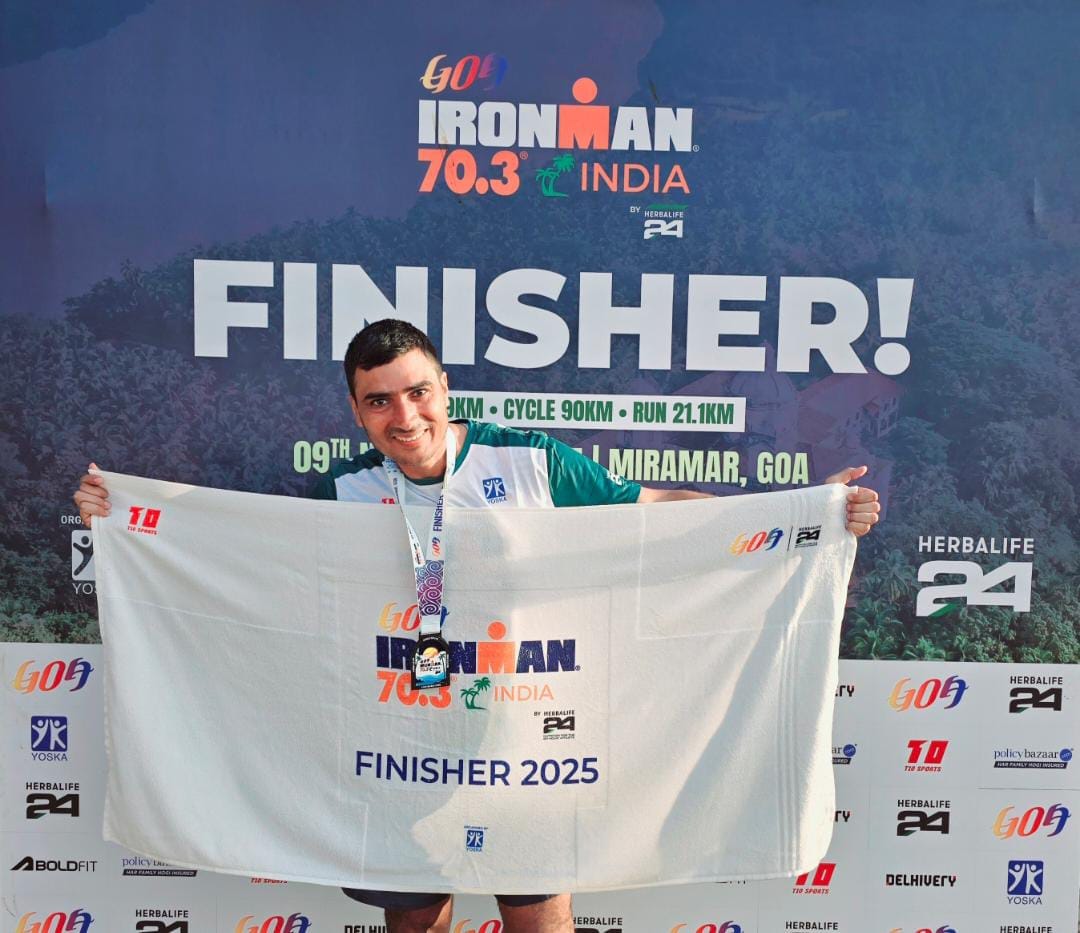 Balwant Dhaka from Bongaon created history in Goa, became Ironman