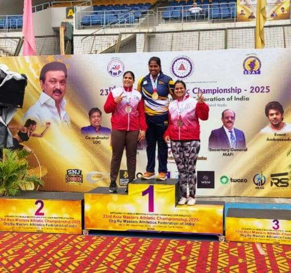 Rachna Yadav won bronze medal in Asian Athletics Championship