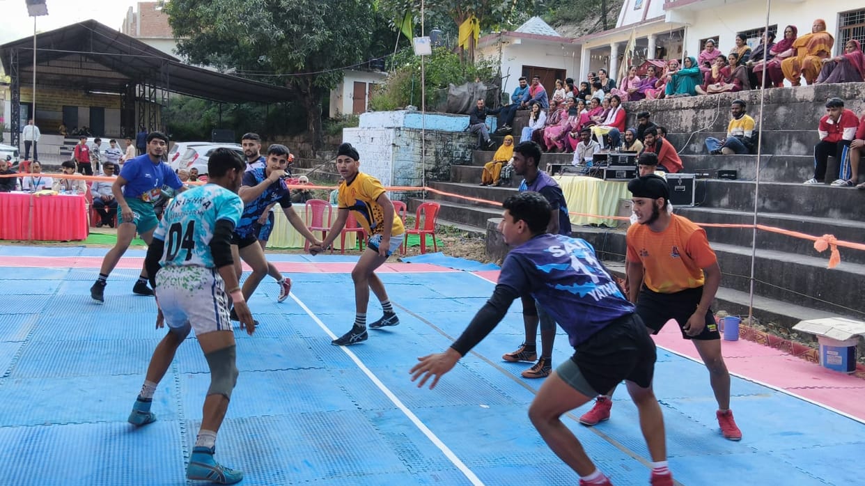 Una Heroes team wins the Kabaddi tournament