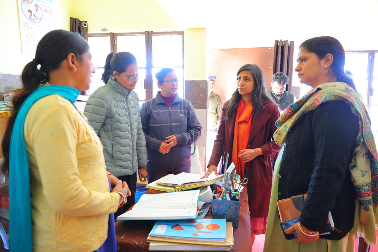 District Magistrate listened to villagers' problems in Kandakhal village, Jayharikhal.