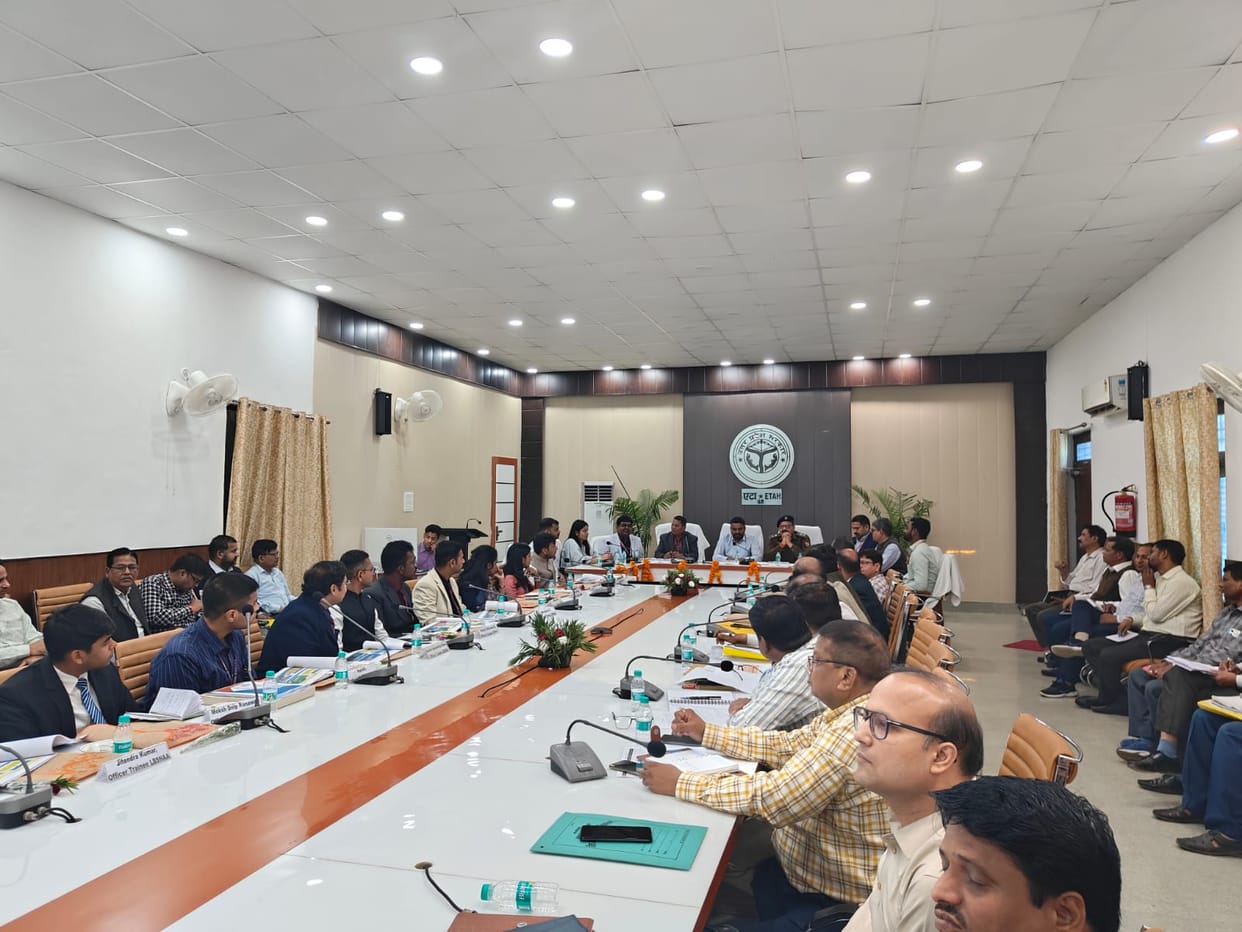 etah news trainee ias officers