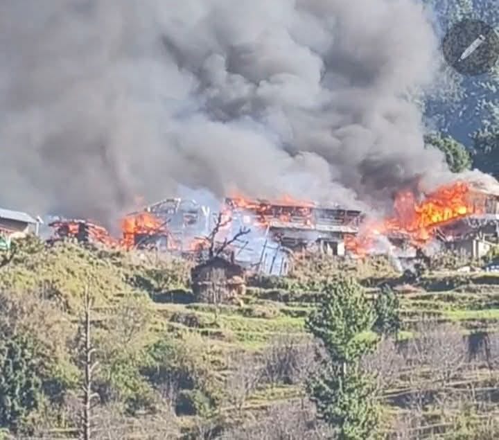 It took five hours to control the fire.