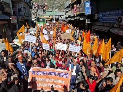 People in Kullu erupted in anger over the disrespect shown to the gods.