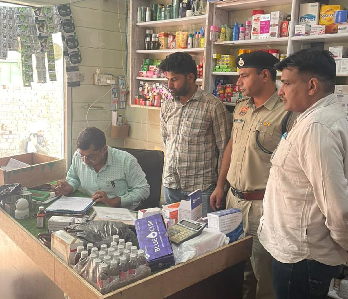 Capsules used for drug abuse recovered from medical store