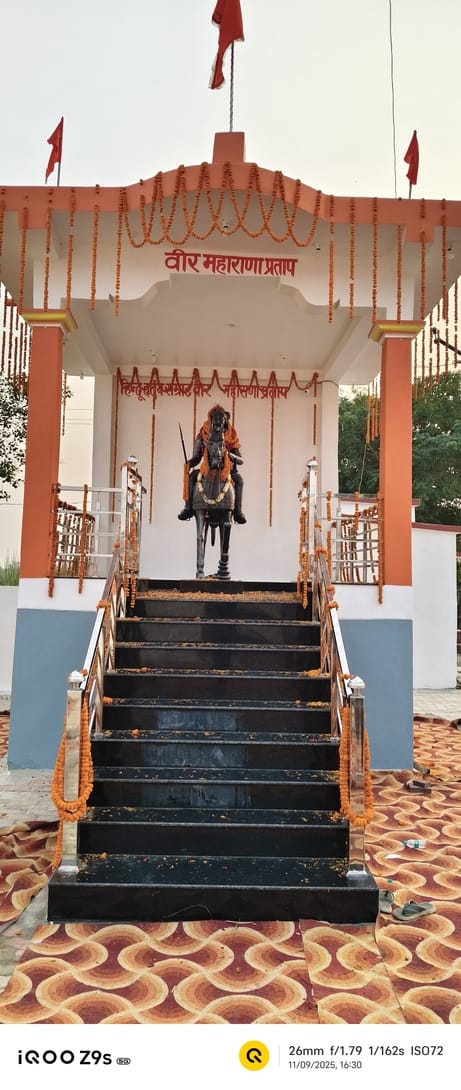 Brijbhushan unveils the statue of Maharana Pratap and says, neither Ayodhya was defeated nor Chittor was defeated.