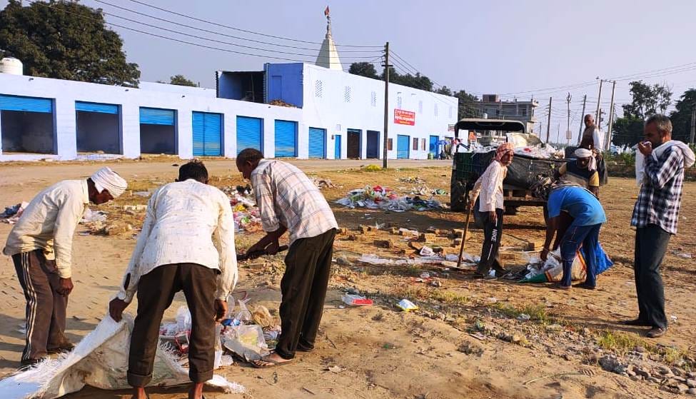 Cleanliness drive launched at the end of the fair