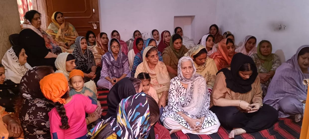 Kirtan was performed on the occasion of the Prakash Parv of Mata Sulkhani