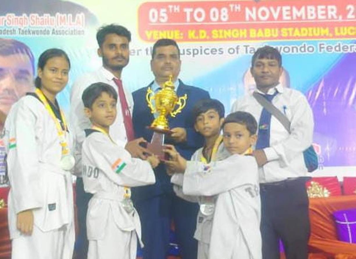 Aviraj brought glory to the district by winning the gold medal.