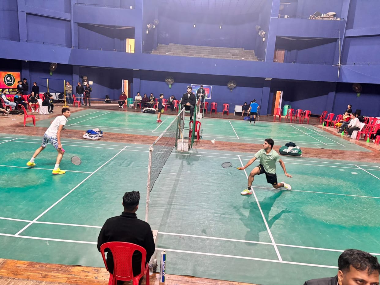 Raj Thakur won gold in badminton